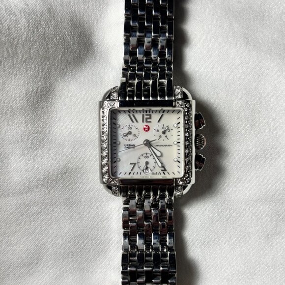 Michele Chronograph Diamond Watch main image 6
